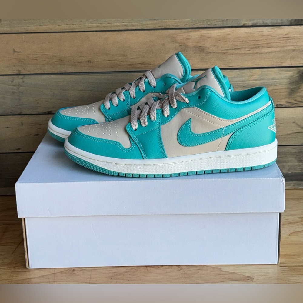 Jordan 1 Low Tropical Teal Women’s Sneakers